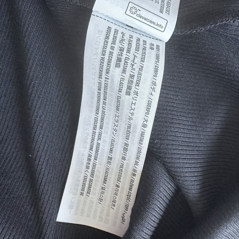 NWT Abercrombie & Fitch Minimalist‎ Black Fitted Slash Button-Through Tank Top L - Picture 4 of 9